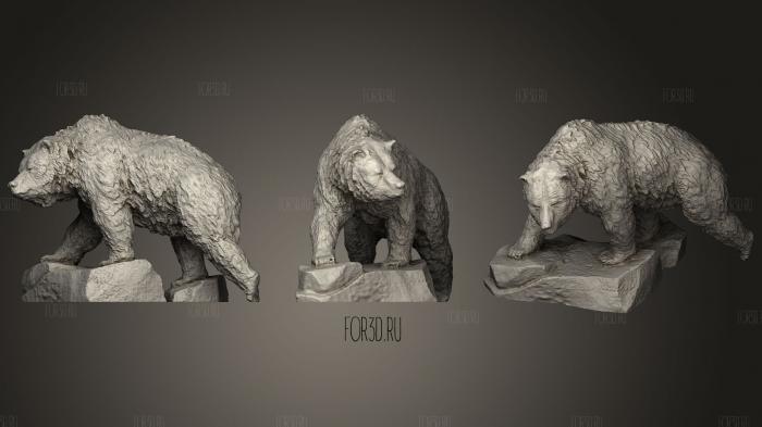 Grizzly stl model for CNC